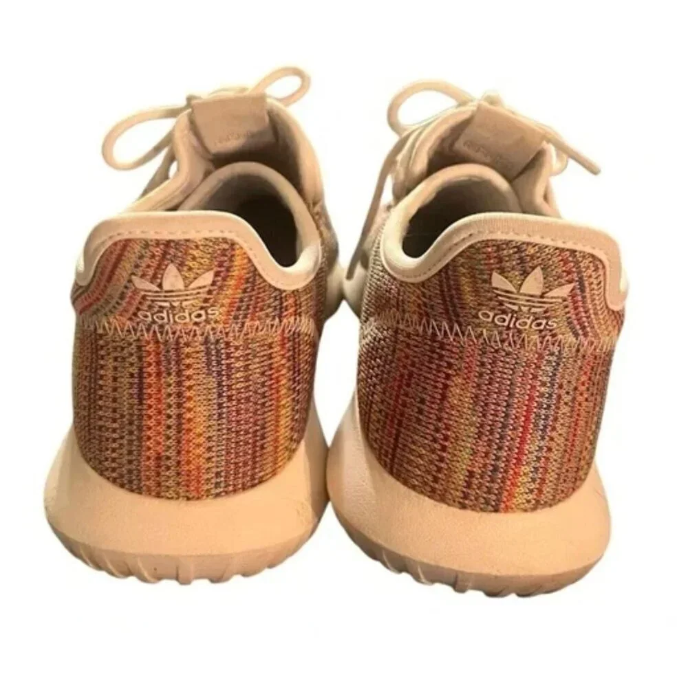 Adidas Tubular Shadow Multicolored Knit Sneakers Womens Size 6.5 Lightweigt